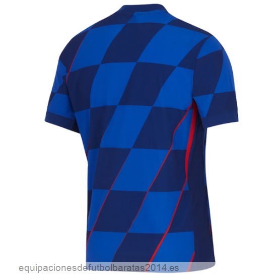 Nuevo Tailandia 2ª Camiseta Croacia 2024 Azul Baratas